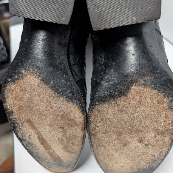 Rare El Dorado Vintage Pre-Ban Black Anteater Boots 10.5D - Picture 12 of 12